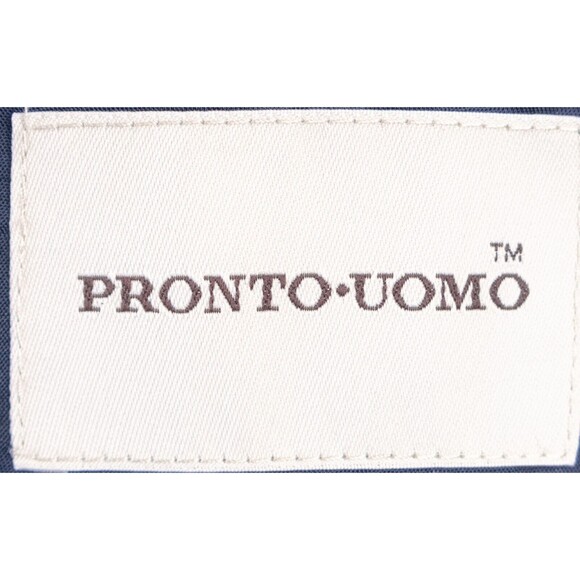 Pronto Uomo Men's Sport Coat Blazer Jacket Two Button Textured Wool Size 48L - Picture 10 of 13